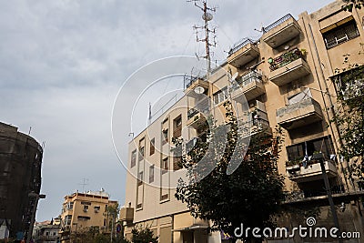 A walk along Yefet Street in Jaffa Editorial Stock Photo