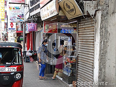 Walk through Colombo, Sri Lanka Editorial Stock Photo