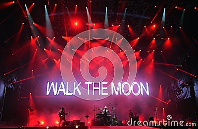 Walk the Moon Editorial Stock Photo