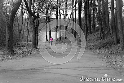A walk in the park Stock Photo