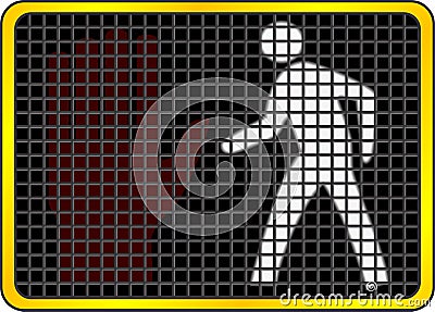 Walk Sign Vector Illustration