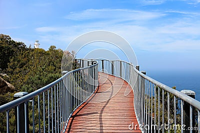 Walk to Cape Tourville, Freycinet National Park Stock Photo