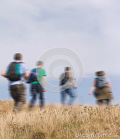 Walkers Stock Photo