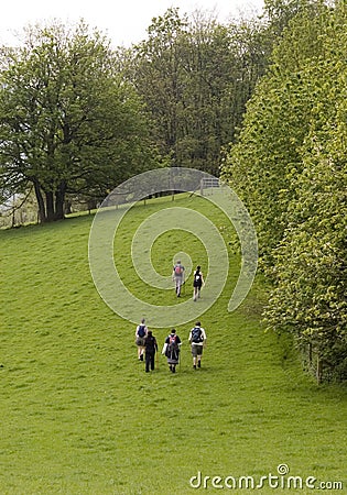 Walkers Stock Photo