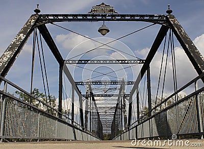 Walking Bridge Stock Photo