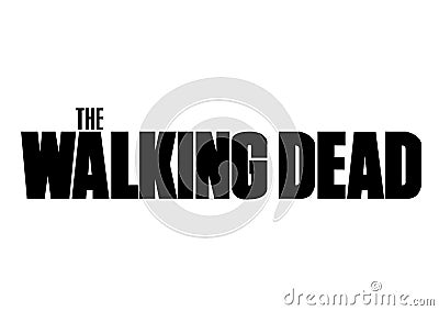 The Walking Dead Logo Editorial Stock Photo