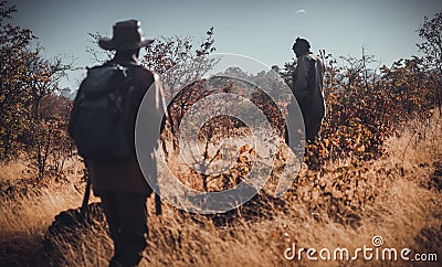 Walking Safari in Livingstone, Zambia Editorial Stock Photo