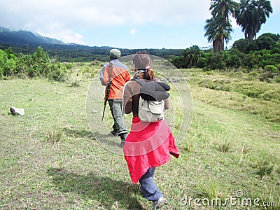 Walking safari Editorial Stock Photo