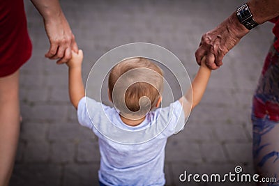 Walking together Stock Photo