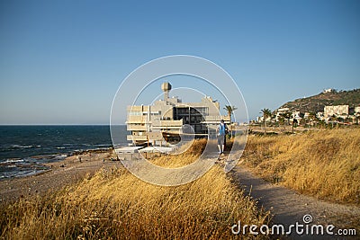 Haifa`s National Institute of Oceanography. Editorial Stock Photo