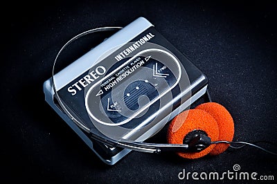 Walkman cassette player Stock Photo