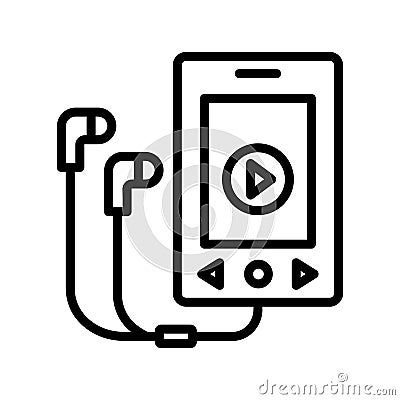 Walkman Isolated Vector icon which can easily modify or edit Vector Illustration