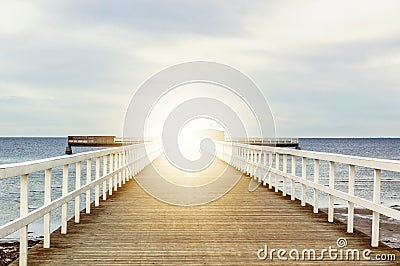 Walkway to heaven Stock Photo