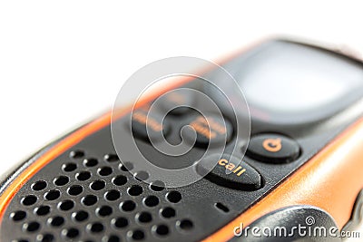 Walky talky on white background Stock Photo