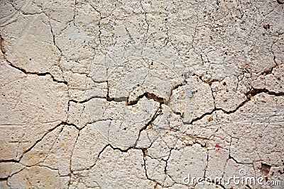 Wall background with fissure Stock Photo