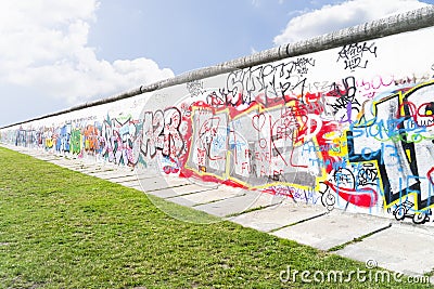 Wall in Berlin Germany Stock Photo