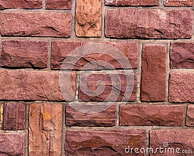 Wall of Bricks Stock Photo