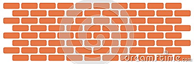 Wall of bricks Vector Illustration