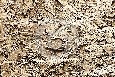 Wall Cement Backgrounds Textures. Close up texture of monochrome embossed plaster on the wall. Stock Photo