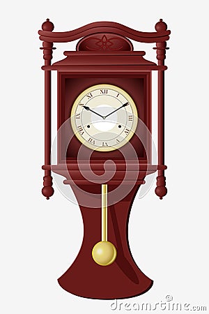 Wall Clock Vector Illustration