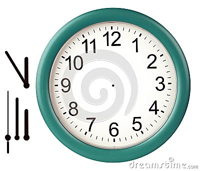 Wall clock Stock Photo