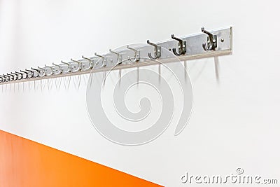 Wall coat rack Stock Photo