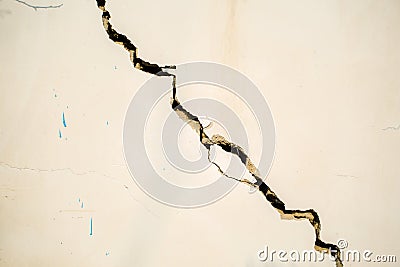 Wall cracks Stock Photo