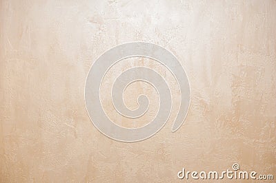 Wall decor Venetian decorative plaster with golden glitter paint. Background, abstraction. Apartment renovation concept Stock Photo