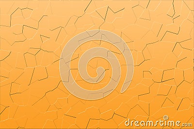 Wall design separated yellow color peaces and blocks Stock Photo