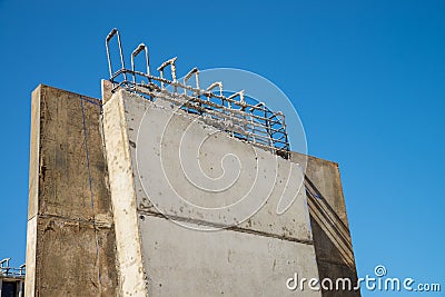 Wall and encasment Stock Photo