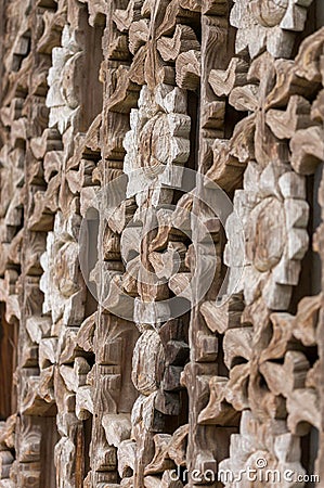 Wall engravings Stock Photo