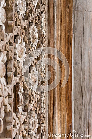 Wall engravings Stock Photo