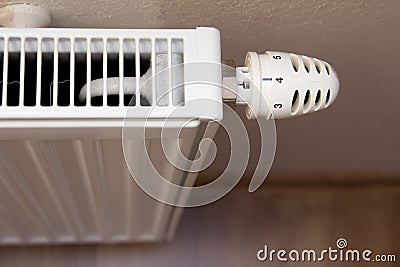Wall heater closeup Stock Photo