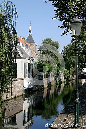 Wall houses in Amersfoort Stock Photo