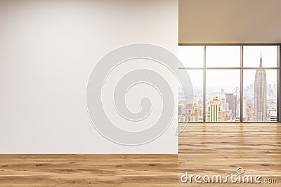 Wall in office, window Stock Photo