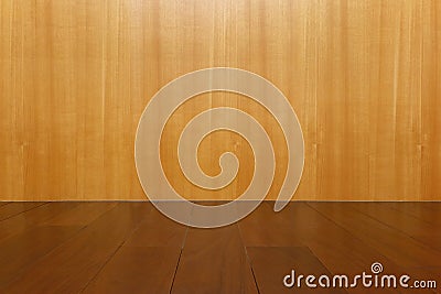 Wall and parquet Stock Photo