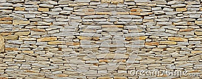 Wall pieces natural rock stone limestone Sandstone texture background light Stock Photo