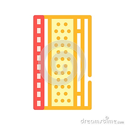 Wall repair color icon vector isolated illustration Vector Illustration