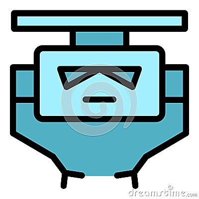 Wall robot icon vector flat Stock Photo