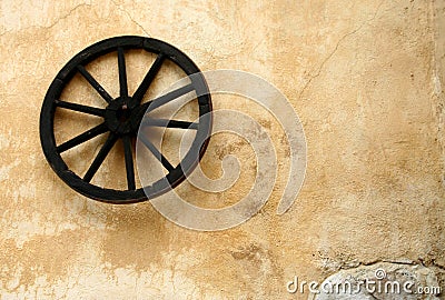 Wall's wheel Stock Photo