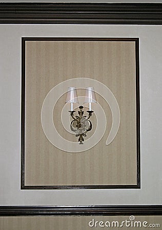 Wall Sconce Stock Photo