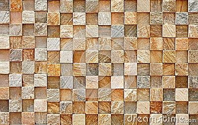 Wall Small Squares Abstract Pattern Stock Photo