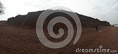 Wall of Stones Natural Mineral Stock Photo