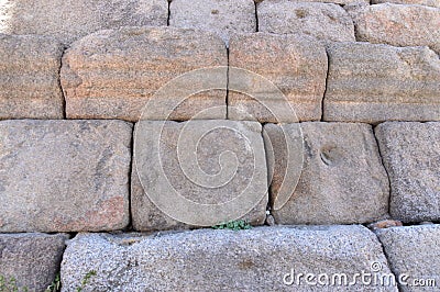 Wall Of Stones For Use Of Screensaver Or Background. Stock Photo