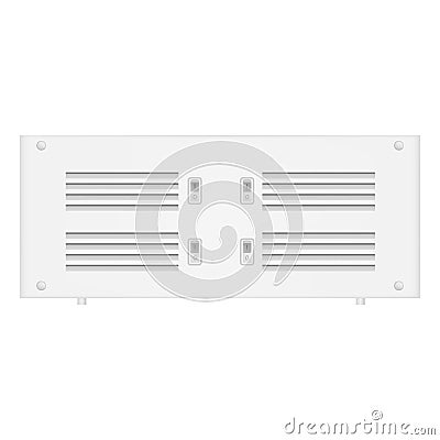 Wall system icon, realistic style Vector Illustration