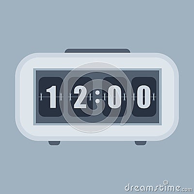 Wall or Table flip clock, number counter template Stock Photo