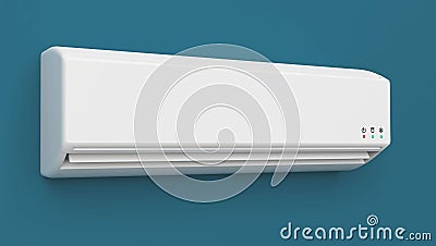 wall temperature air conditioner cold cool cooler hot Stock Photo