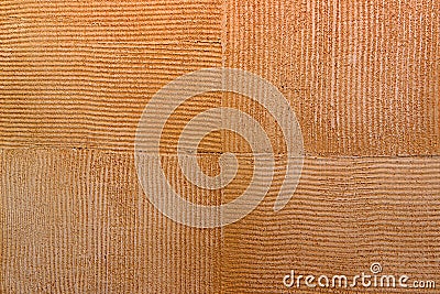 Wall texture Travertine orange brown square Paint background. Stock Photo