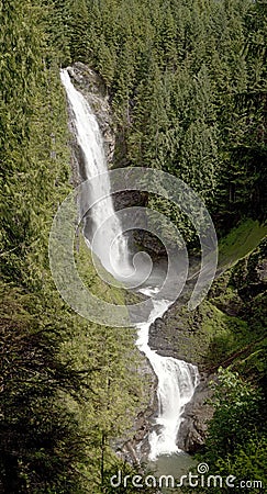 Wallace Falls Stock Photo