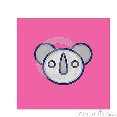 Wallaroo Isolated Vector icon that can be easily modified or edited Vector Illustration